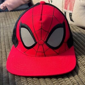 Spiderman Kids Cap - Red and Black